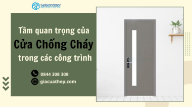 Tầm quan trọng của cửa chống cháy trong các công trình